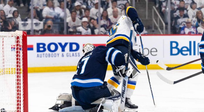 Connor, Jets push Blues to brink with Game 5 win in Western 1st Round