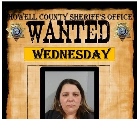 Wanted Wednesday From the Howell County Sherriff’s Department
