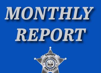 Izard County Sheriff’s Office reports 339 calls for service in June