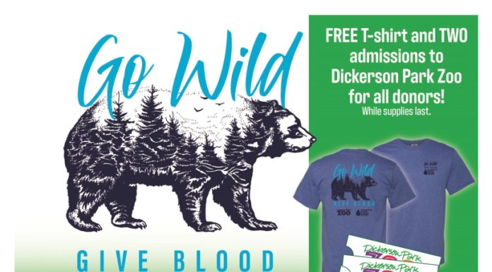Go Wild By Giving Blood in Mountain View September 5th