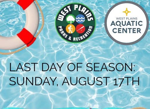 West Plains Aquatic Center to Close for the Season August 17