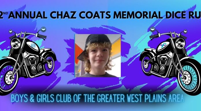 Second Annual Chaz Coats Dice Run September 6th to Benefit the Boys and Girls Club