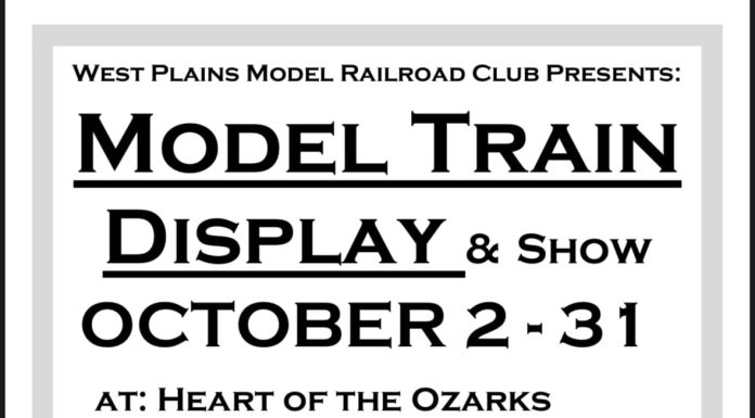 Model Train Display Returns October 2nd