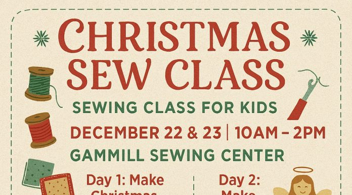Gammill Sewing Center Organizing Sewing Class for Kids