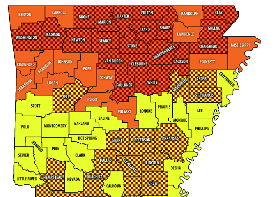Baxter, Marion, Stone Counties Join Growing List of Arkansas Burn Ban Locations