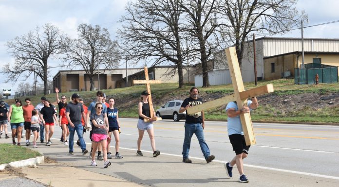 Carrying the Cross on Good Friday