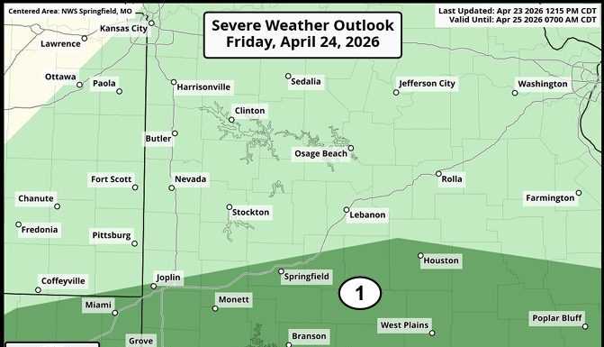 Storm Risk for Tonight, Tomorrow Decreases, Increases for Sunday, Monday
