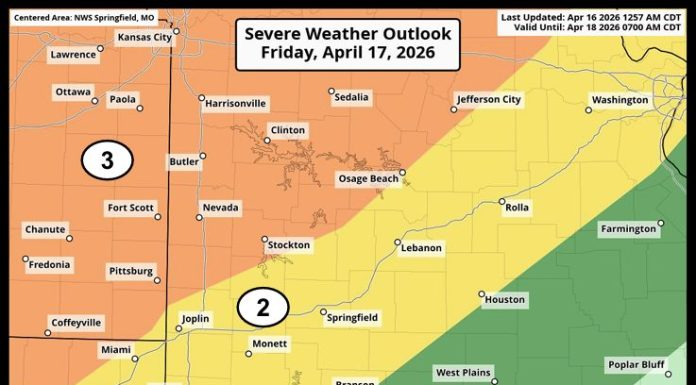 Potential for Storms Continues Through Tonight and Friday