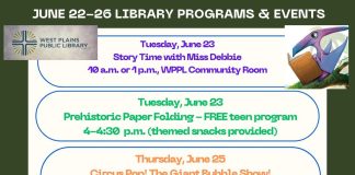 Great Week of Events Through the West Plains Public Library