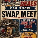 West Plains Car Club Wheels and Deals Car Show and Swap Meet Saturday