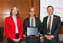 Jason McCollom honored with Excellence in Public Affairs award