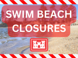 Four Area Lake Swim Beaches Closed Due to High Waters