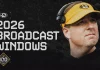 Television Windows Announced for Mizzou’s 2026 Football Season