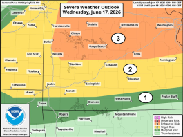 Storm Risk Elevated Slightly for Today, Tonight