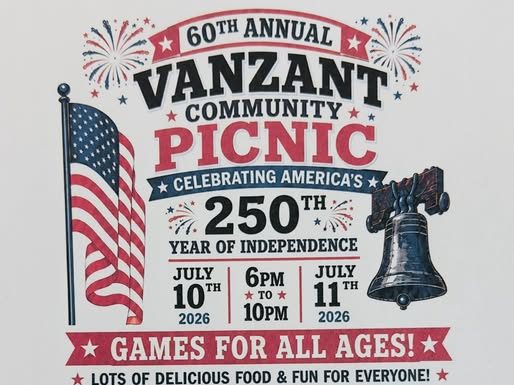 The 60th Annual Vanzant Picnic is this Weekend