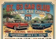 Route 63 Car Club Show Tomorrow in Licking