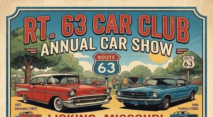 Route 63 Car Club Show Tomorrow in Licking