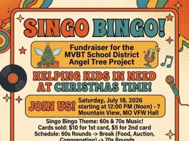 SINGO BINGO FUNDRAISER IN MOUNTAIN VIEW
