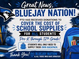 Koshkonong School Announces All School Supplies for Their Students Have Been Fully Funded