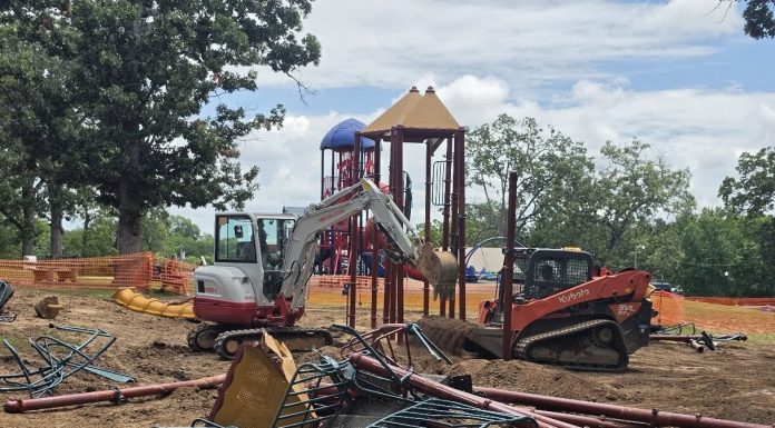 Butler Children’s Park in West Plains Receiving Construction