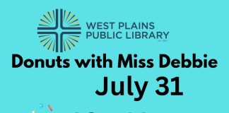 Summer Reading Program to Host Donuts with Debbie July 31st