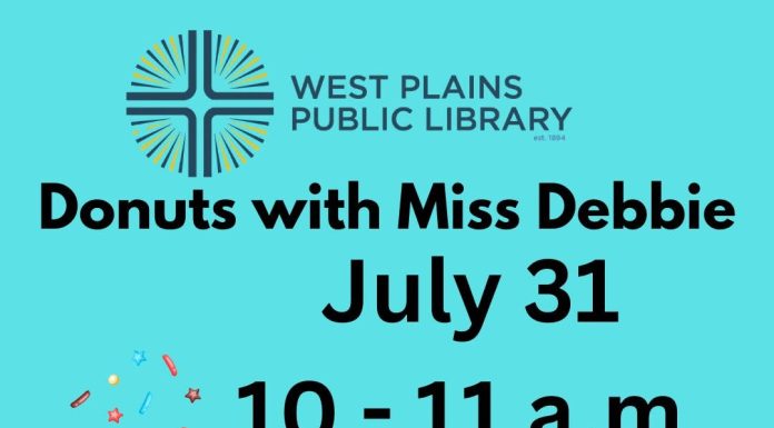 Summer Reading Program to Host Donuts with Debbie July 31st