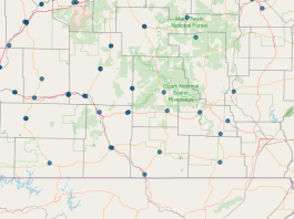 Missouri Cooling Center Map Provided by MO. DHSS