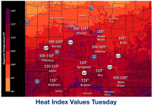Heat Advisory Continues as Heat Index Could Reach 110+