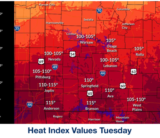 Heat Advisory Continues as Heat Index Could Reach 110+