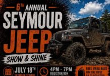 Sixth annual Seymour Jeep Show and Shine set for this Afternoon