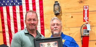 VFW honors Sheriff Degase as Missouri’s Top Officer
