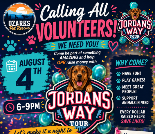 Ozarks Pet Recue Fundraiser, Join in and Help