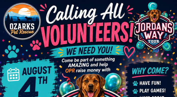 Ozarks Pet Recue Fundraiser, Join in and Help