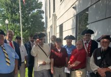 SAR and DAR Hosted 250th Anniversary Celebration with Readings, Fireworks, and Community Support