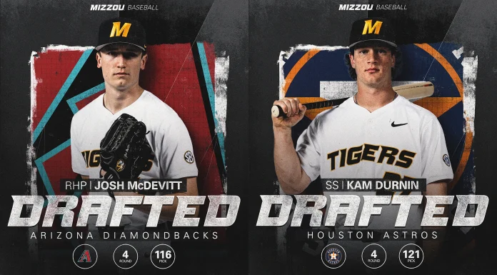 McDevitt, Durnin Selected on First Day of 2026 MLB Draft