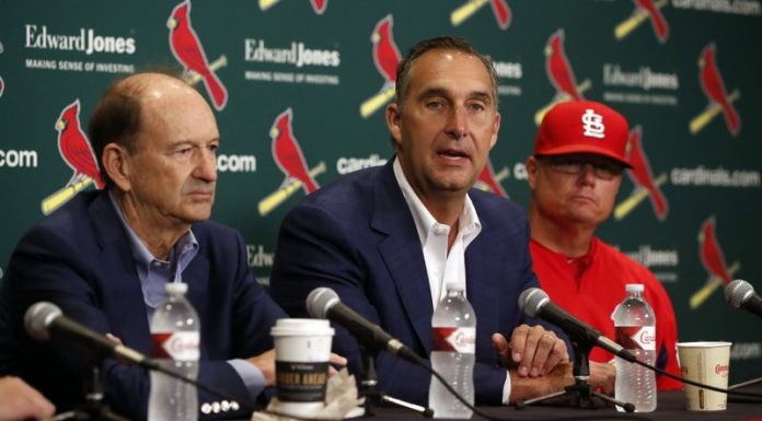 Cardinals president John Mozeliak – team will use trade deadline to look to the future
