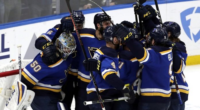 Wild lose to Blues, will finish third in West Division