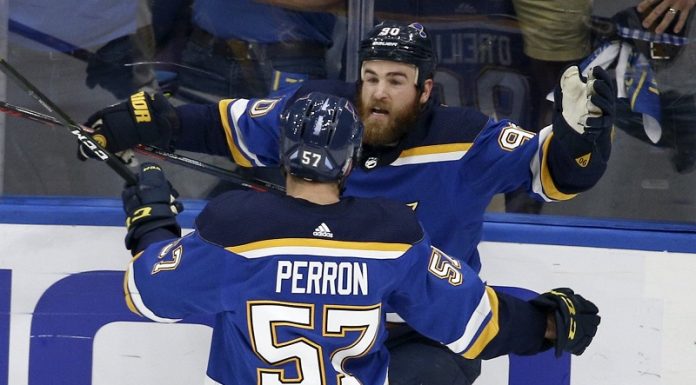 Blues defeat Pietrangelo, Golden Knights in shootout