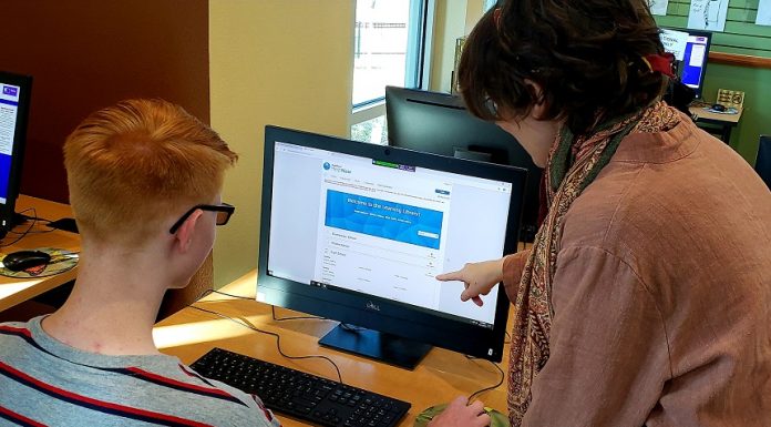 Online resources for students available at Baxter County library