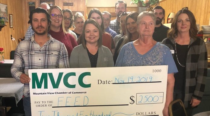 FEED receives $2500 from MV chamber