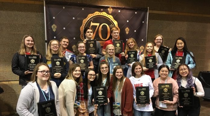 WPHS Beta Club sets record for members heading to national competition