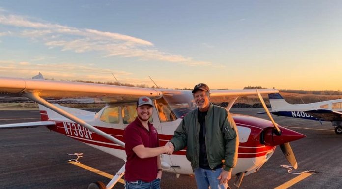 Hardy student finishes private pilot checkride
