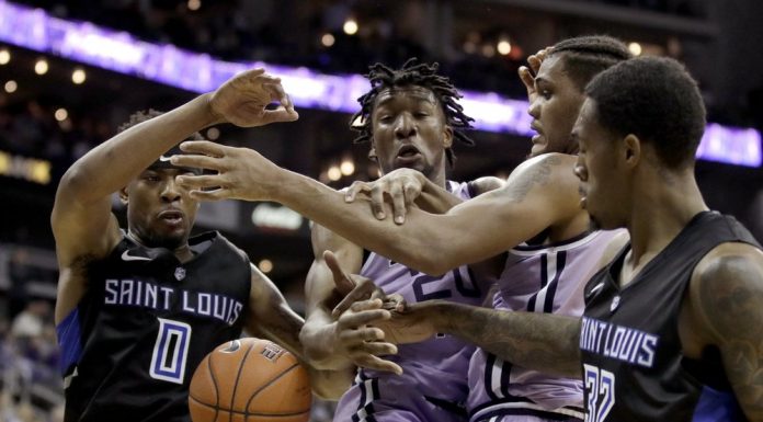 Perkins scores 12 points, Saint Louis holds off Kansas State