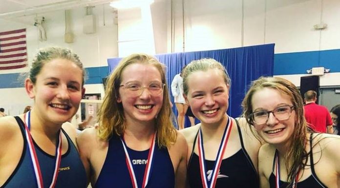 Lady Zizzer swimmers take fourth in conference