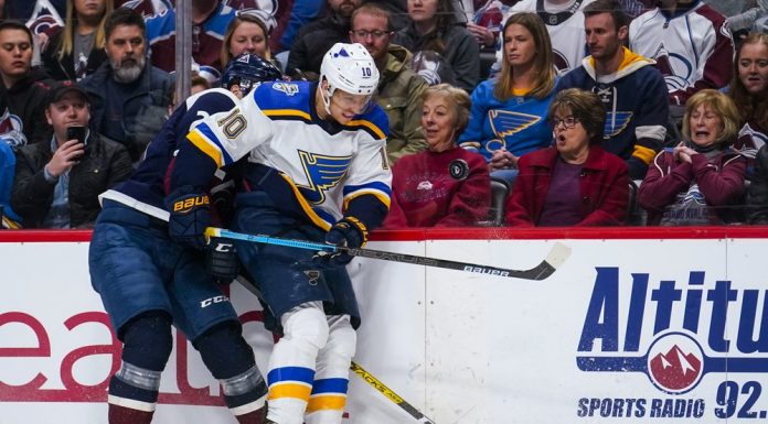 Kadri, MacKinnon lead Avalanche to 7-3 win over Blues