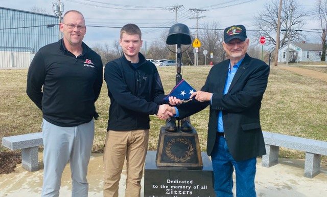 U.S. Flag presented to W.P.H.S