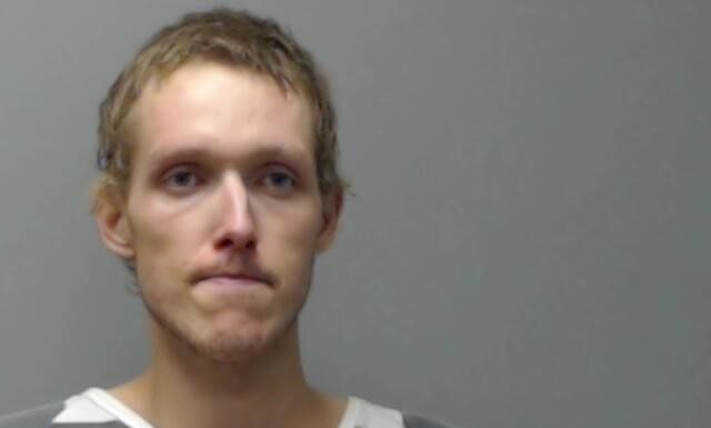 Naked burglar arrested