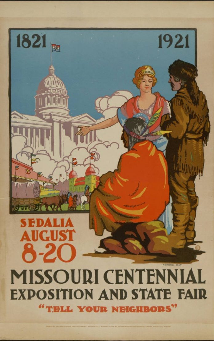 Missouri Centennial Poster 1921