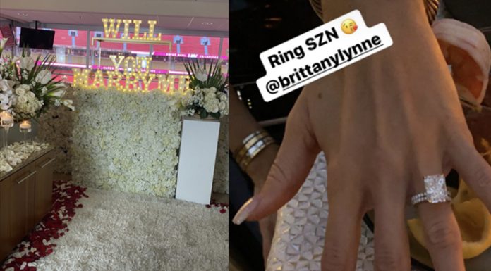NFL: Chiefs QB Patrick Mahomes Receives His Super Bowl Ring, Gets Engaged to Girlfriend Brittany Matthews at Arrowhead