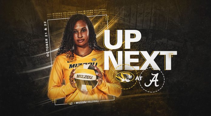 No. 7 Mizzou Volleyball Visits Alabama in Fall 2020 Opener